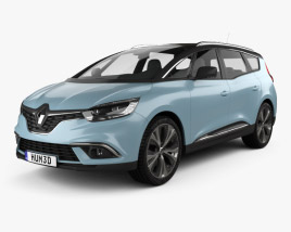 Renault Grand Scenic Dynamique S Nav 2020 3D model