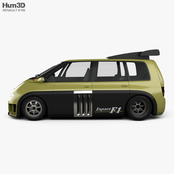 STL file RENAULT ESPACE F1 - 1/24 MODEL KIT 🎮・3D print object to