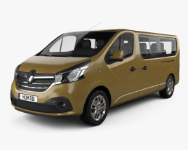 Renault Trafic Passenger Van LWB 2023 3D model