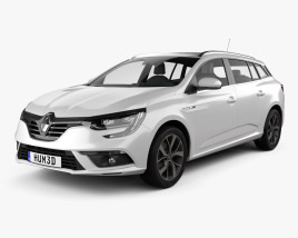 Renault Megane estate 2021 3D-Modell