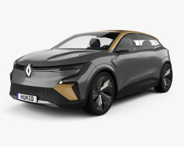 Renault Megane eVision 2022 3D model