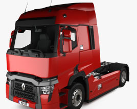 Renault T Tractor Truck 2-axle 2024 3D model