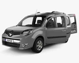 Renault Kangoo with HQ interior 2017 3D model