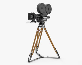 Ретро кинокамера 3D модель