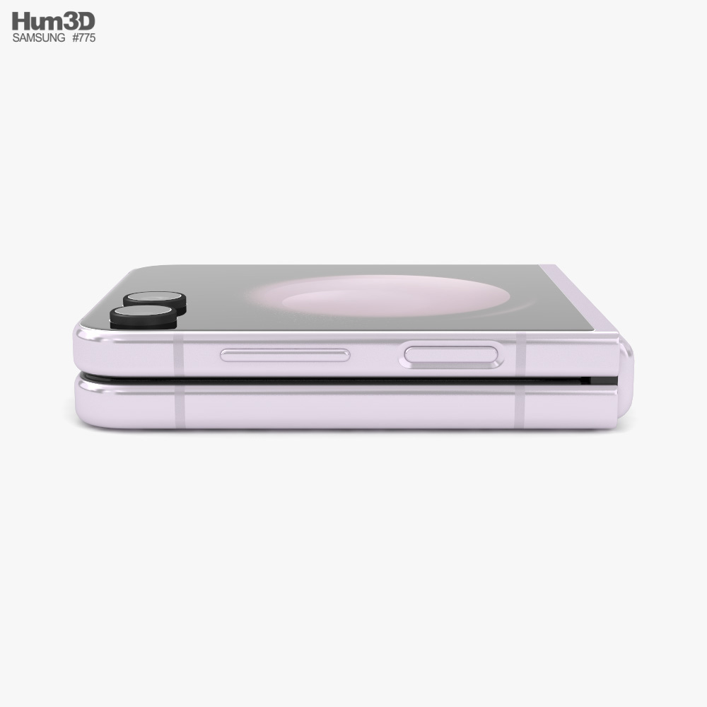 modelo 3d Samsung Galaxy Z Flip 5 Lavanda Animada - TurboSquid 2102565
