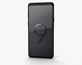Samsung Galaxy S9 Plus Midnight Black 3Dモデル