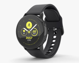 Samsung Galaxy Watch Active 黑色的 3D模型