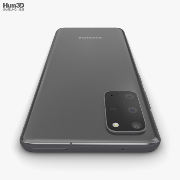 Samsung Galaxy S20 Plus Cosmic Grey Modelo 3D - Baixar Electrónica no
