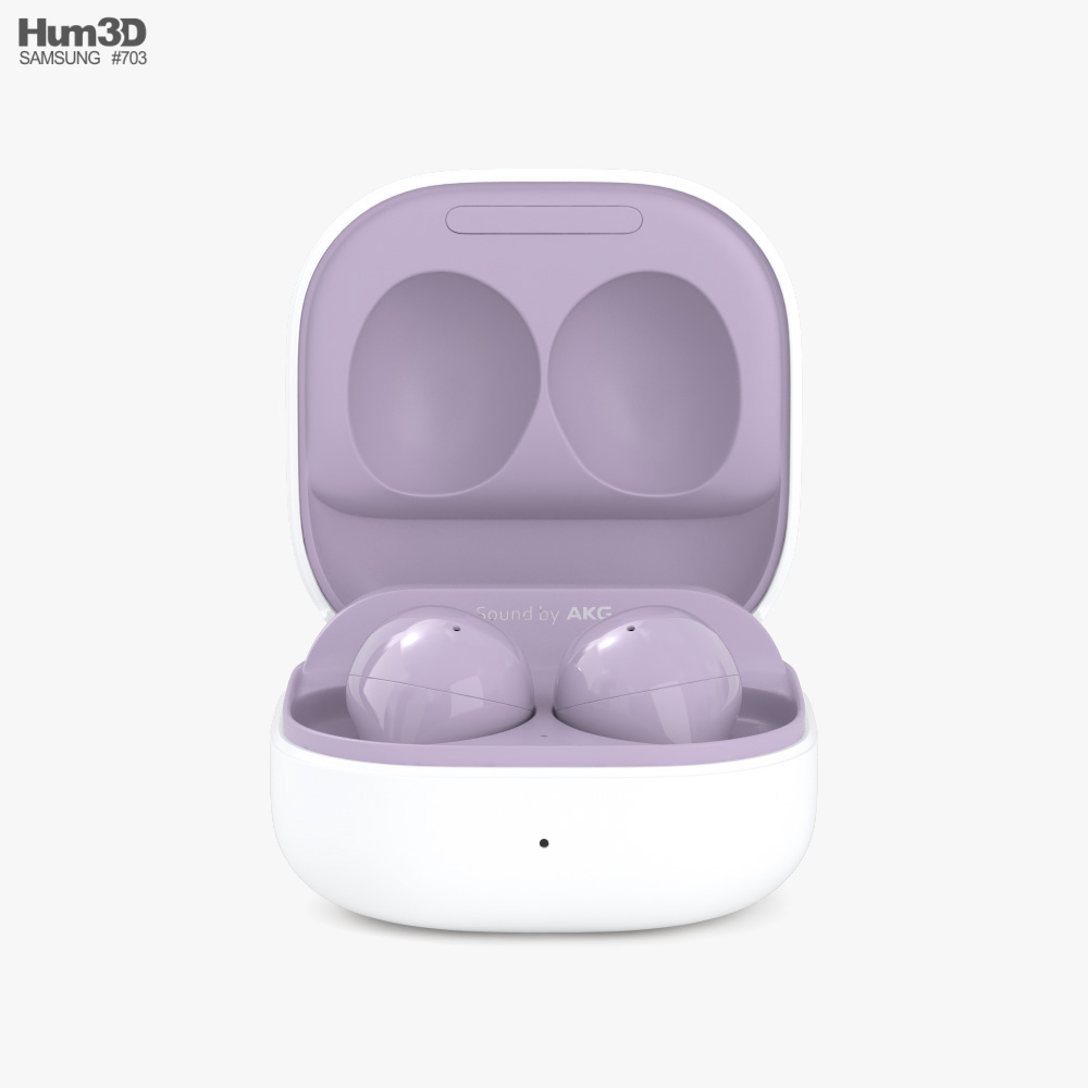 Samsung Galaxy Buds 2 Lavender 3D model download