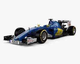 Sauber C35 F1 2016 3D 모델 