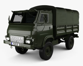 Saviem TP3 Бортова вантажівка 1980 3D модель