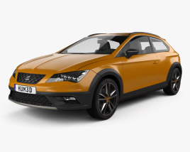 Seat Leon Cross Sport 2015 3D model