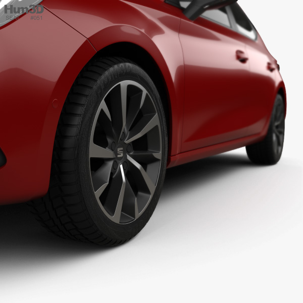 Seat Leon FR 5-door hatchback 2023 3D model - Download Vehicles on