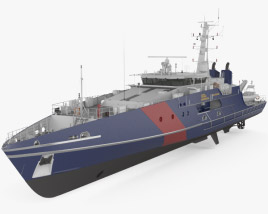 Classe Cape Patrouilleur bateau Modèle 3D