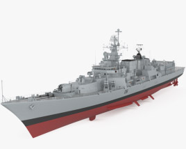 デリー級駆逐艦 3Dモデル