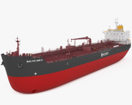Oil Chemical Tanker BALTIC SUN II 3D model