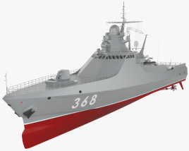 Project 22160 patrol ship 3D model