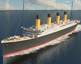 Титаник 3D модель