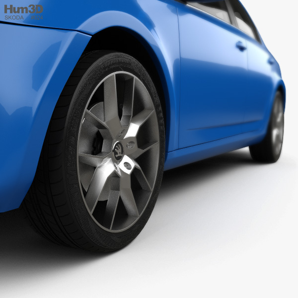 Skoda Octavia RS 2016 3D model - Download Vehicles on