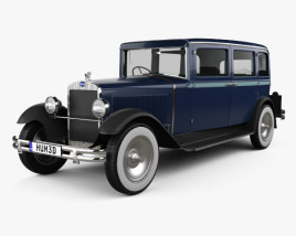 Skoda 645 Лимузин 1930 3D модель