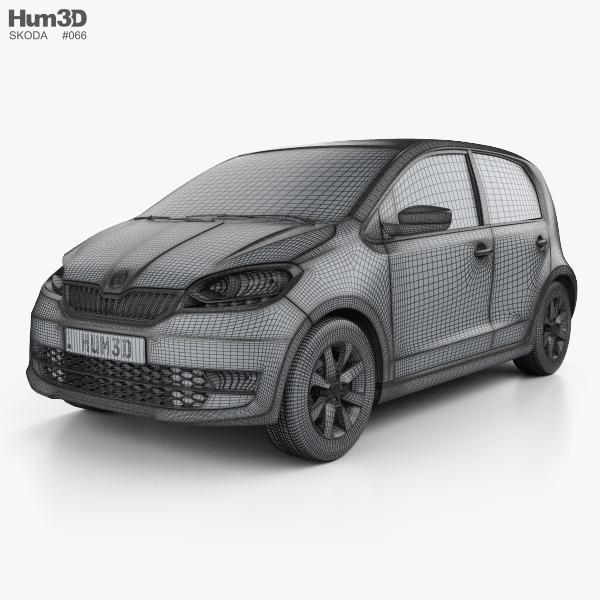 Skoda Citigo 5-door 2020 3D model - Download Vehicles on