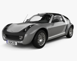 Smart Roadster Coupe 2008 3D model