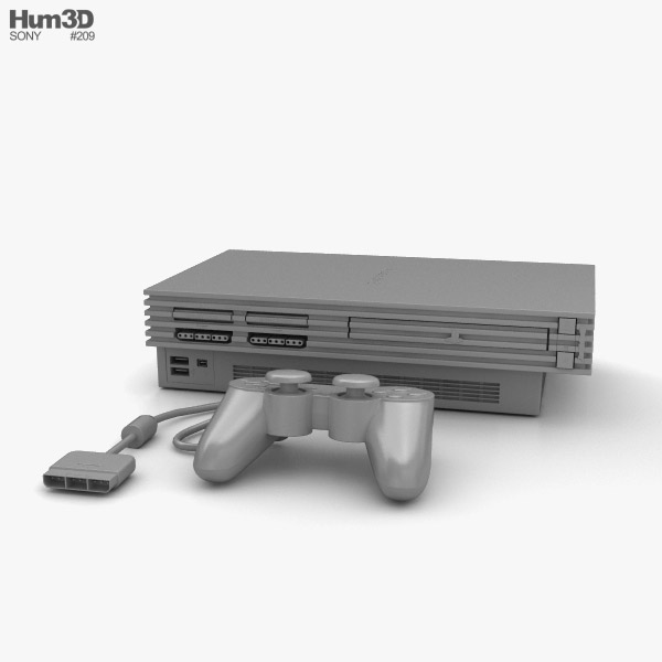 STL file PlayStation 2 Console 🎮・Design to download and 3D print