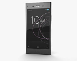 Sony Xperia XZ1 黑色的 3D模型