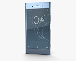 Sony Xperia XZ1 Moonlit Blue 3D 모델 