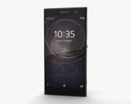 Sony Xperia XA2 Schwarz 3D-Modell