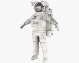 Костюм космонавта для выхода в открытый космос 3D модель