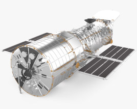 Космический телескоп Хаббл 3D модель
