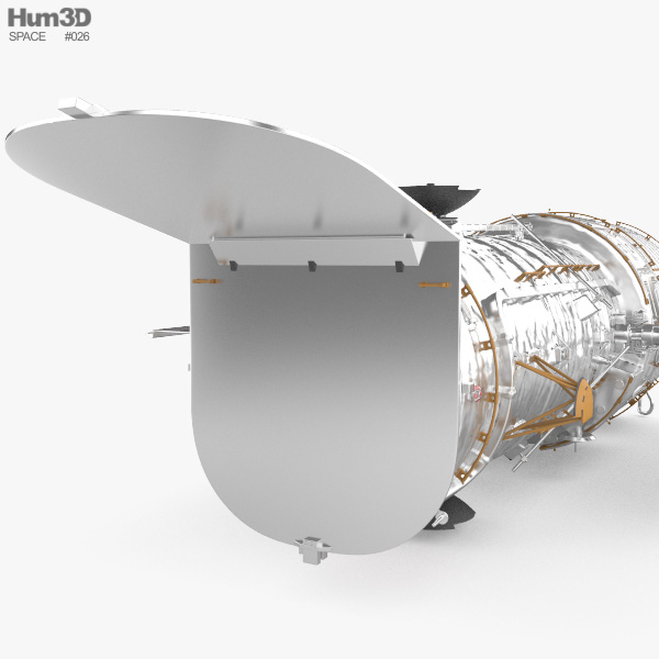 ハッブル宇宙望遠鏡 3Dモデル