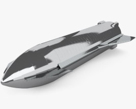 SpaceX Starship 3D model