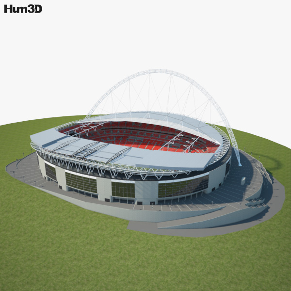 ウェンブリー・スタジアム 3Dモデル - ダウンロード 建築 on 3DModels.org