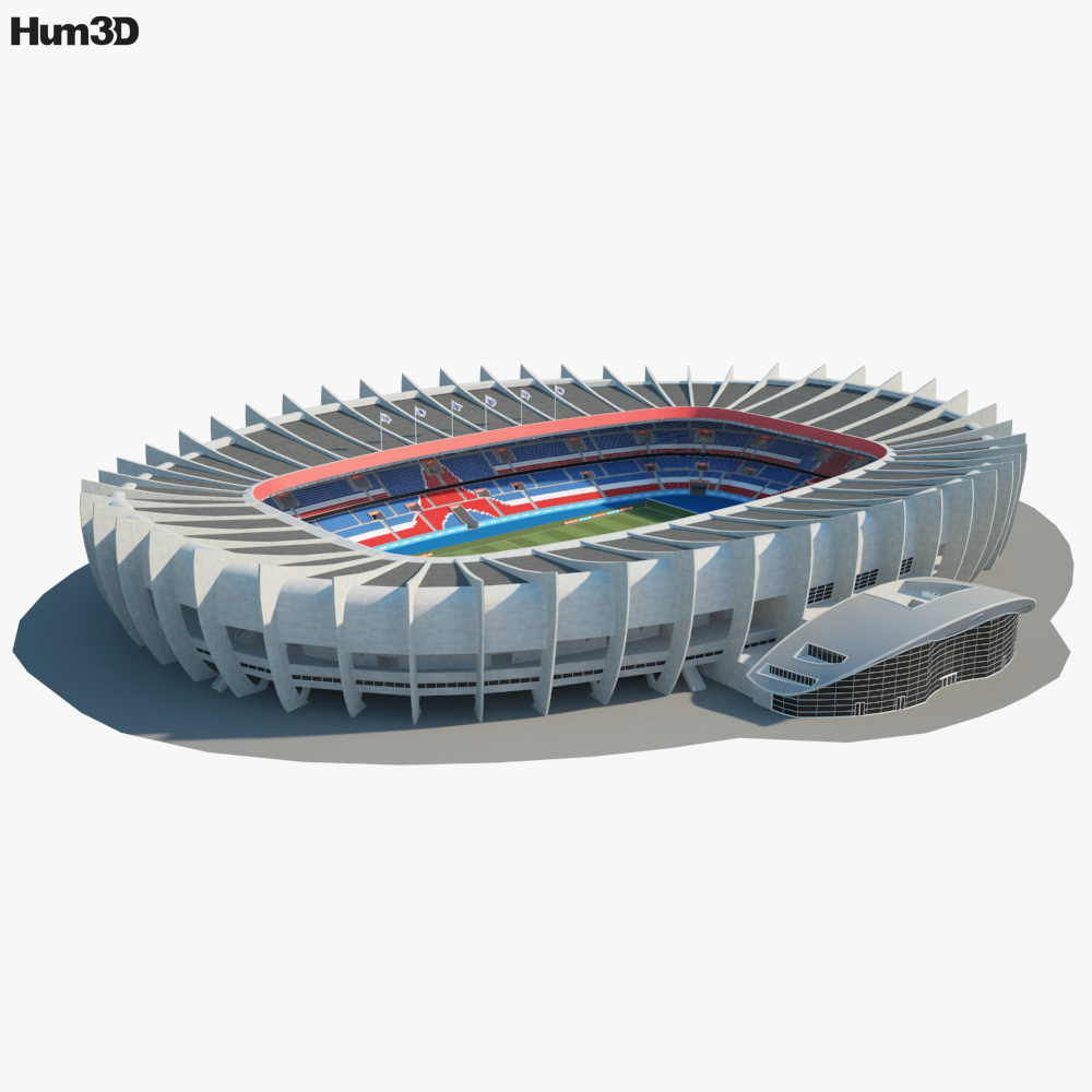 La maquette du PSG Parc des Princes en 3D 2.0 😍🏟 + mes