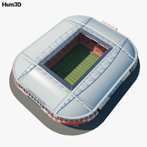Otkrytiye Arena - Spartak Moscow 3D model