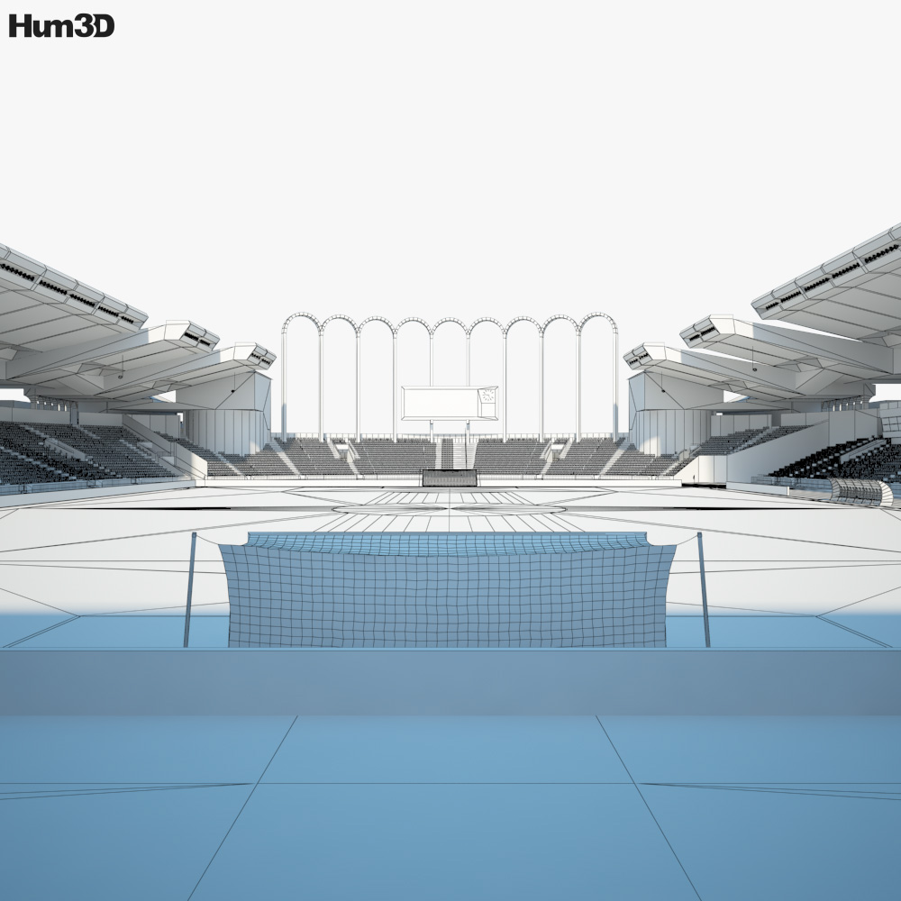 Stade des Martyrs 3D model - Download Architecture on