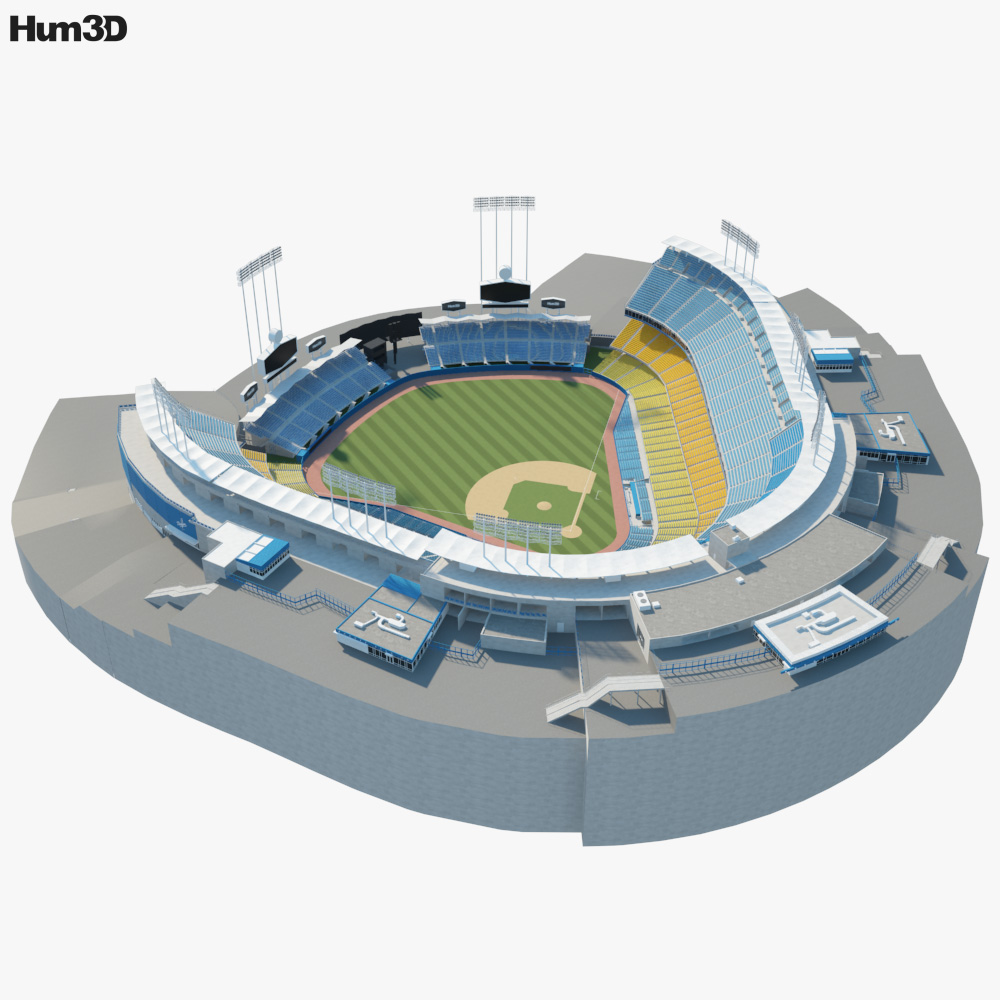 dodger stadium ドジャースタジアムの建築模型 ロサンゼルスドジャース 