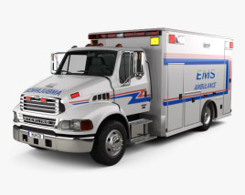 Sterling Acterra Ambulanza Truck 2014 Modello 3D