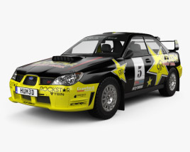 Subaru Impreza WRX STI 2009 3Dモデル