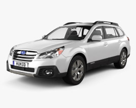 Subaru Outback limited US 2014 3D model