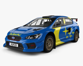 Subaru WRX Rally 2022 3D model