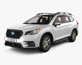 Subaru Ascent Touring with HQ interior and engine 2021 3D model