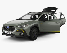 Subaru Crosstrek Sport US-spec 인테리어 가 있는 2024 3D 모델 