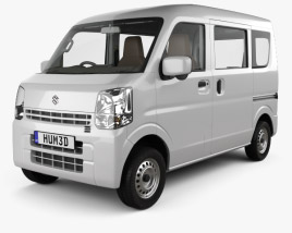 Suzuki Every с детальным интерьером 2020 3D модель