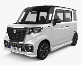 Suzuki Spacia Custom hybrid XS 2024 3D model
