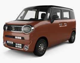 Suzuki Wagon R Smile hybrid with HQ interior 2024 3D model