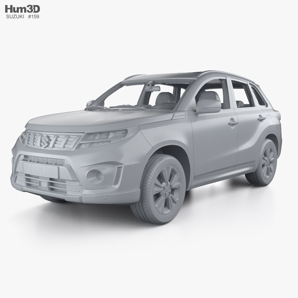 Suzuki Vitara Hybrid AllGrip with HQ interior 2023 3D model