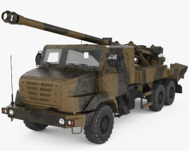 CAESAR self-propelled Howitzer 3D model